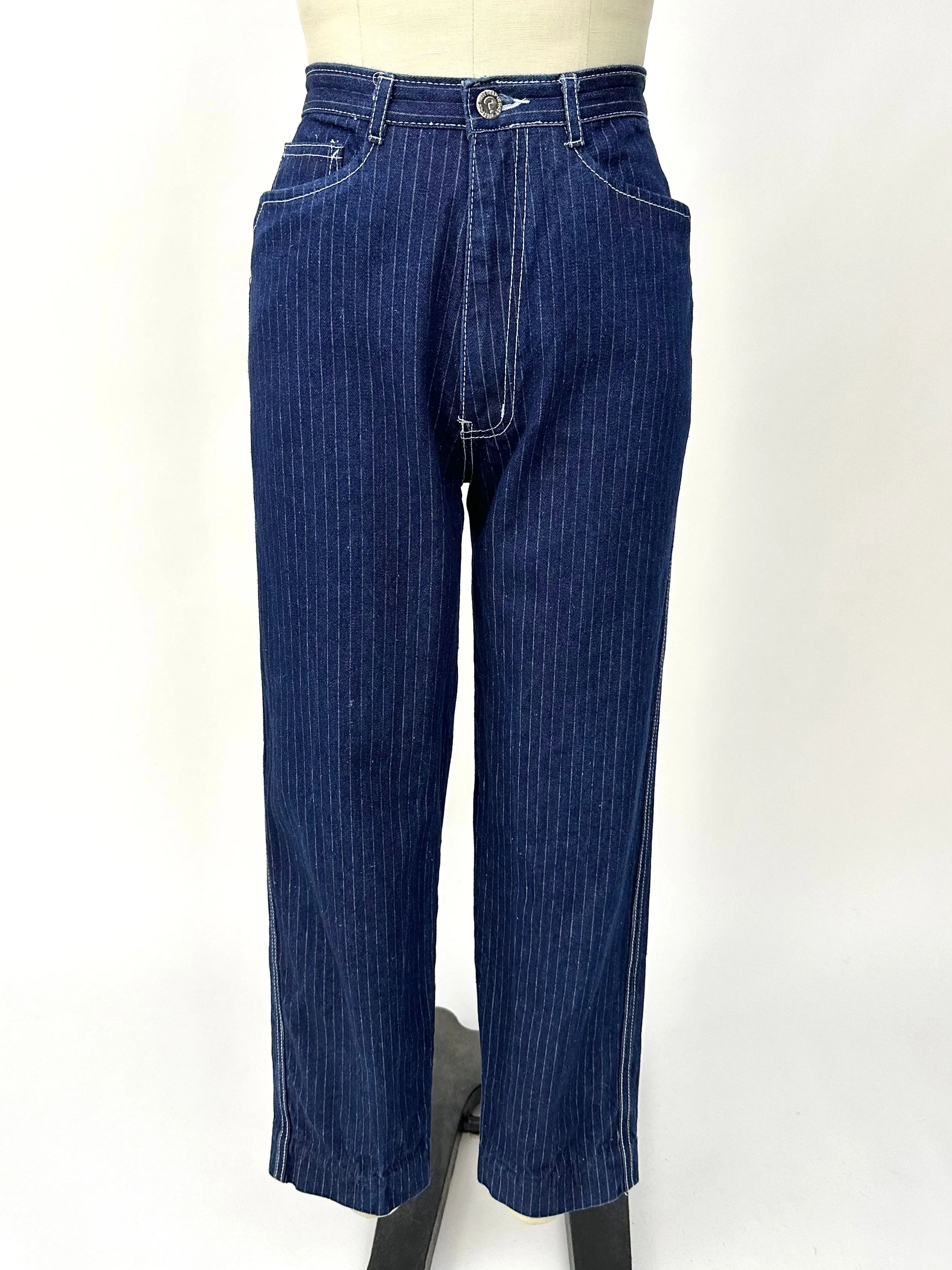 1970s Nest-Ce Pas? Pinstripe Jeans