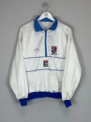 1991/93 TRANMERE ROVERS 1/2 ZIP TRACK JACKET (M) EN-S