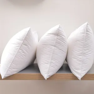 1pc Luxurious Duck Down Feather White Pillow Insert - Soft Fabric Cover, Neck Protection, Slow Rebound, Goose Down Filling for Comfortable Sleeping, Hypoallergenic and Breathable Design