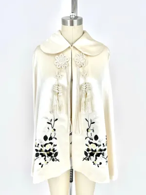 20s Silk Embroidered Cape