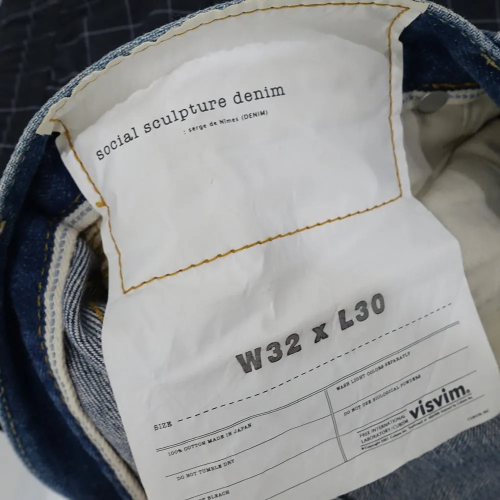 [32] Visvim 13AW SOCIAL SCULPTURE 03 DAMAGED 5 Denim Jeans