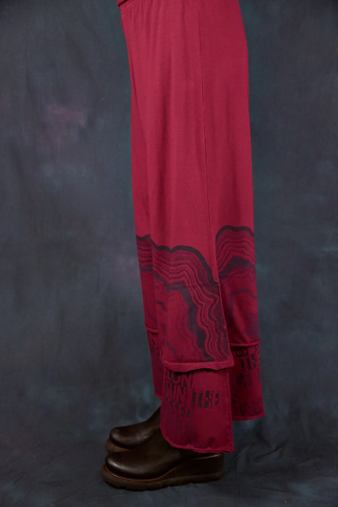 3239 Wide Crop Petaloon Rosso-P