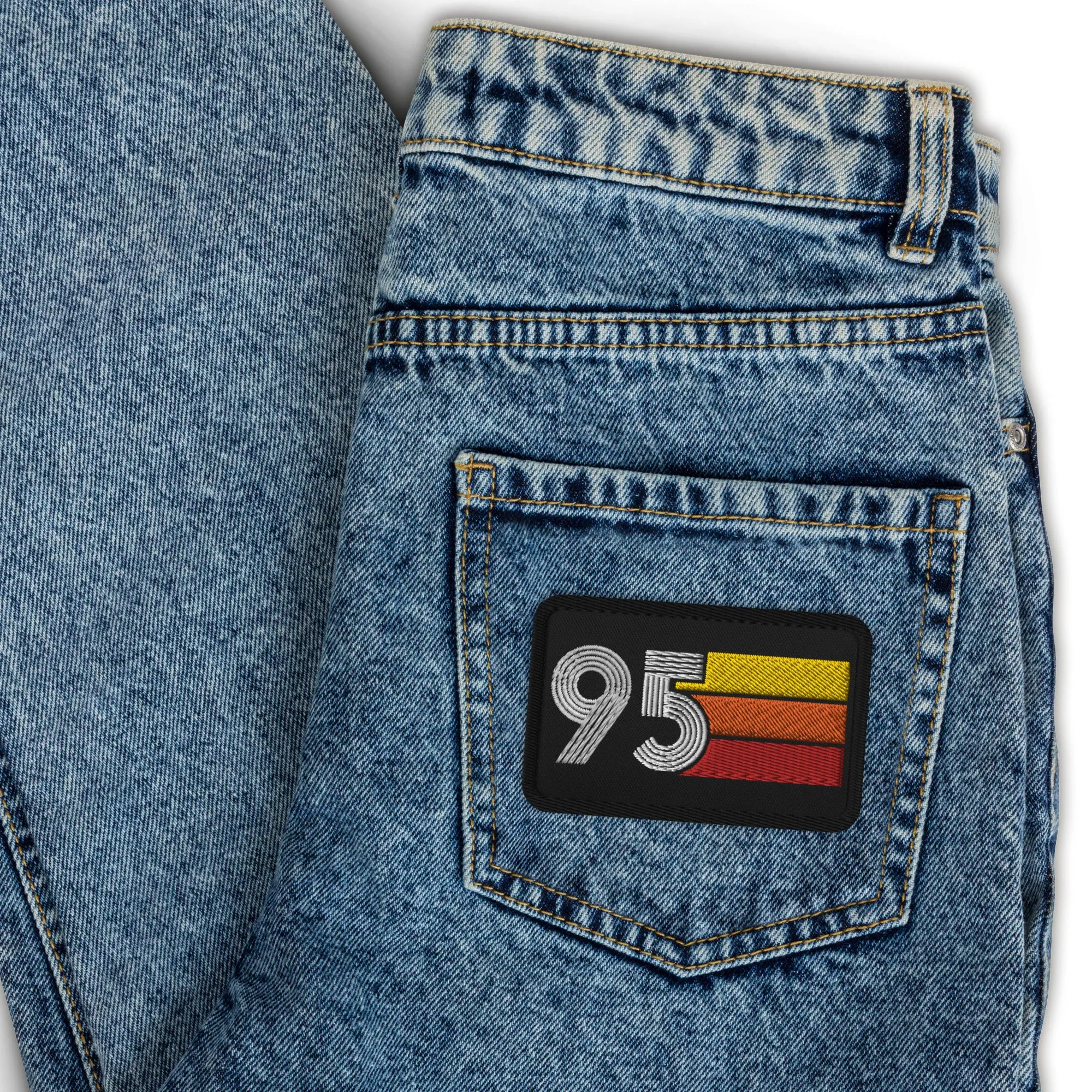 95 - 1995 Retro Birthday Year Embroidered patches