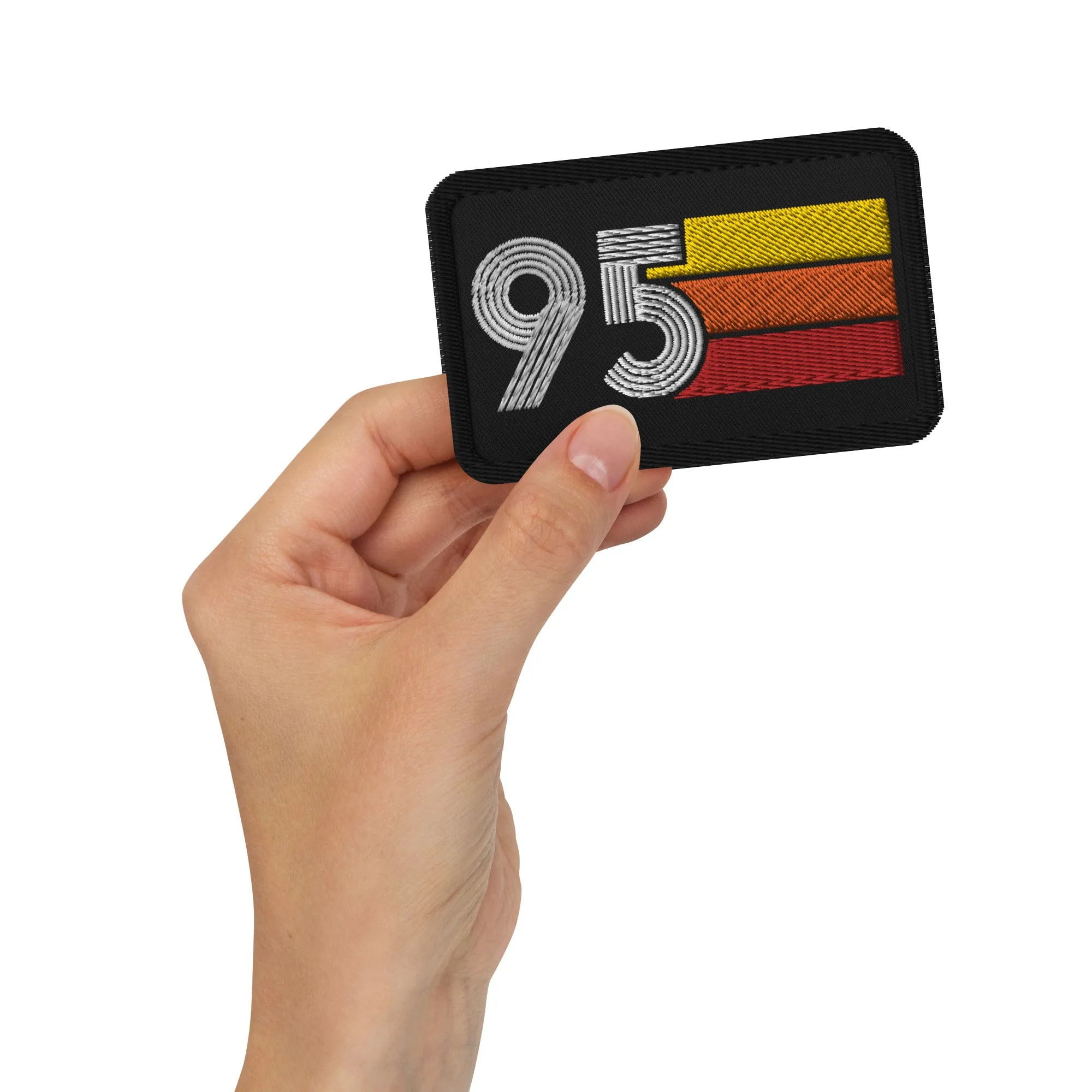 95 - 1995 Retro Birthday Year Embroidered patches