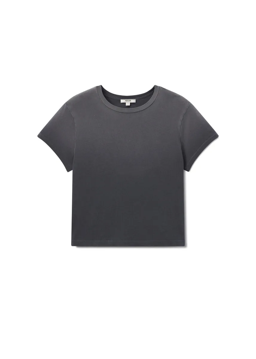 Adine Tee: Shrunken Tee in Windstorm