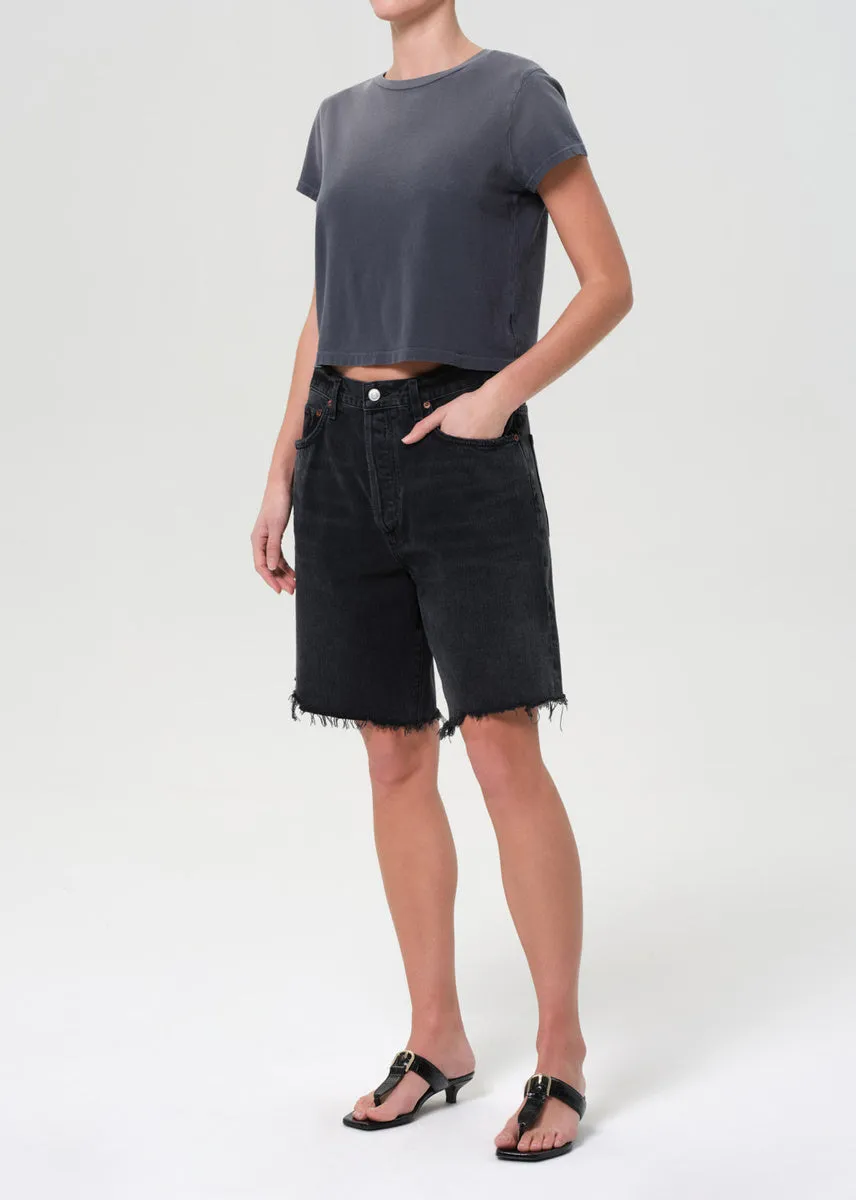 Adine Tee: Shrunken Tee in Windstorm