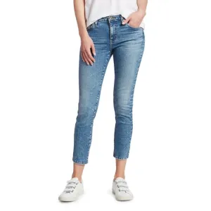 Adriano Goldschmied The Prima Cigarette Crop Mid Rise Jeans Blue 26
