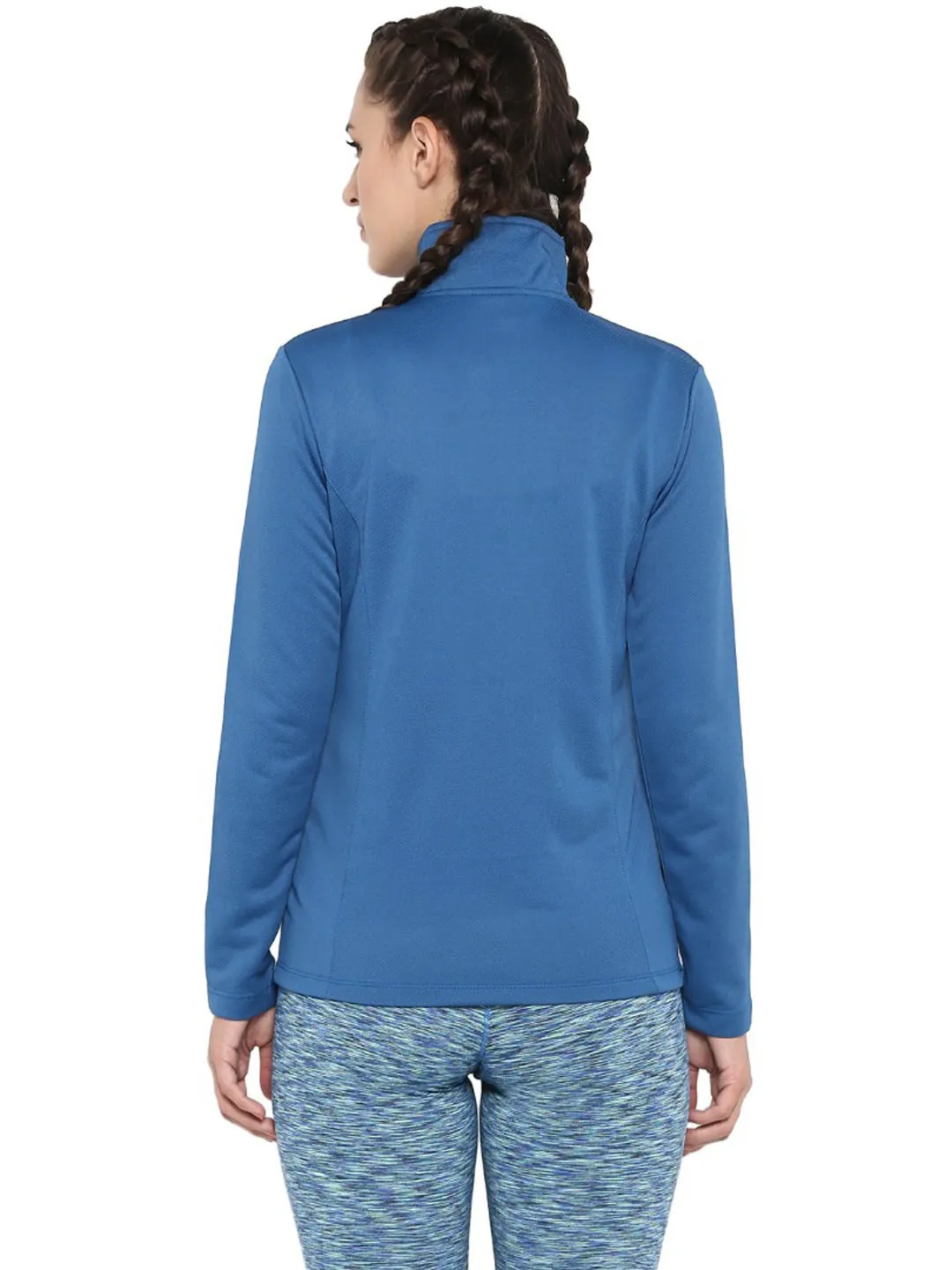 Alcis Women Blue Solid Jackets