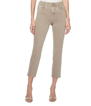 Alexia High Rise Crop Cigarette Jean in Rye