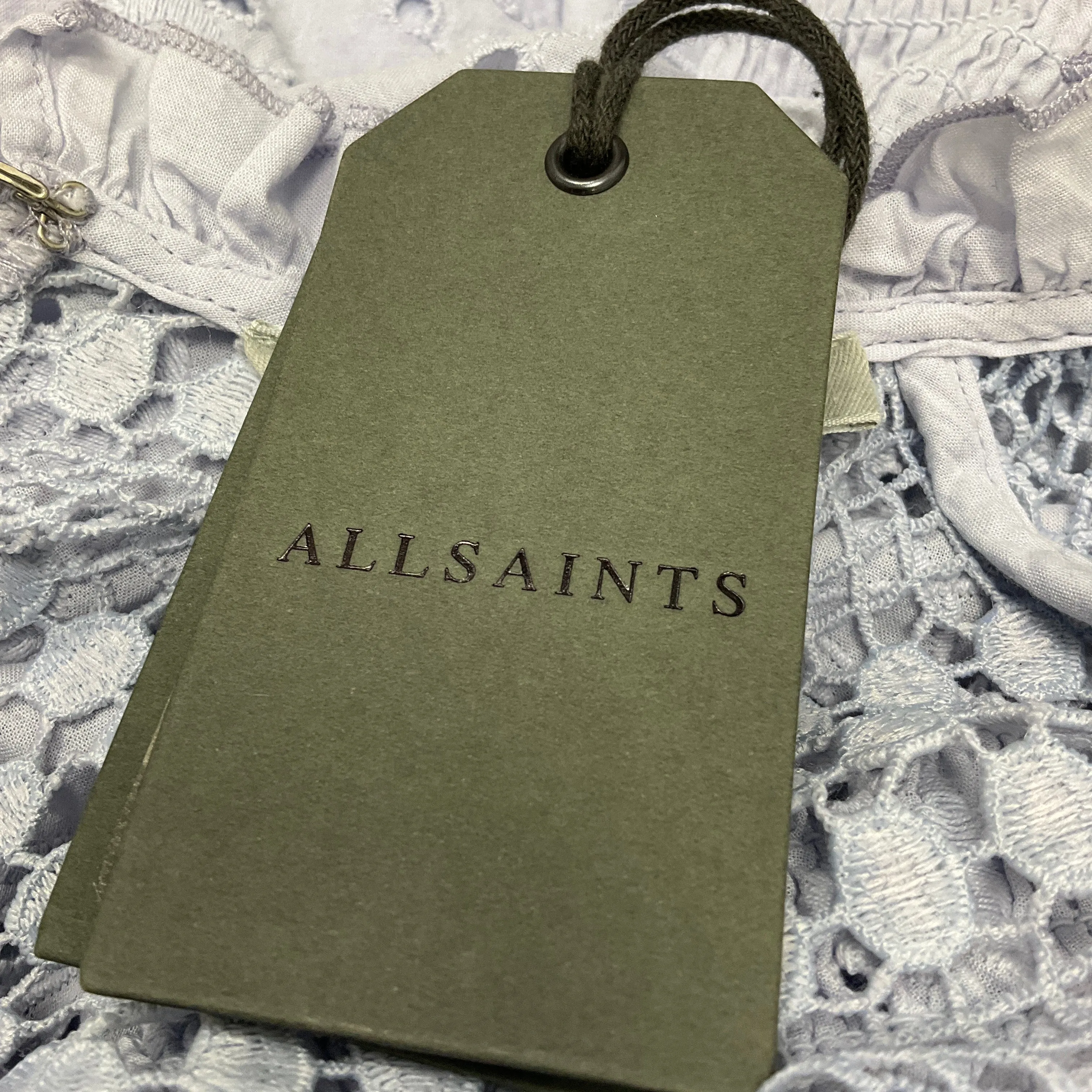 AllSaints Gentle Lavender 2021 Gen Broderie Dress