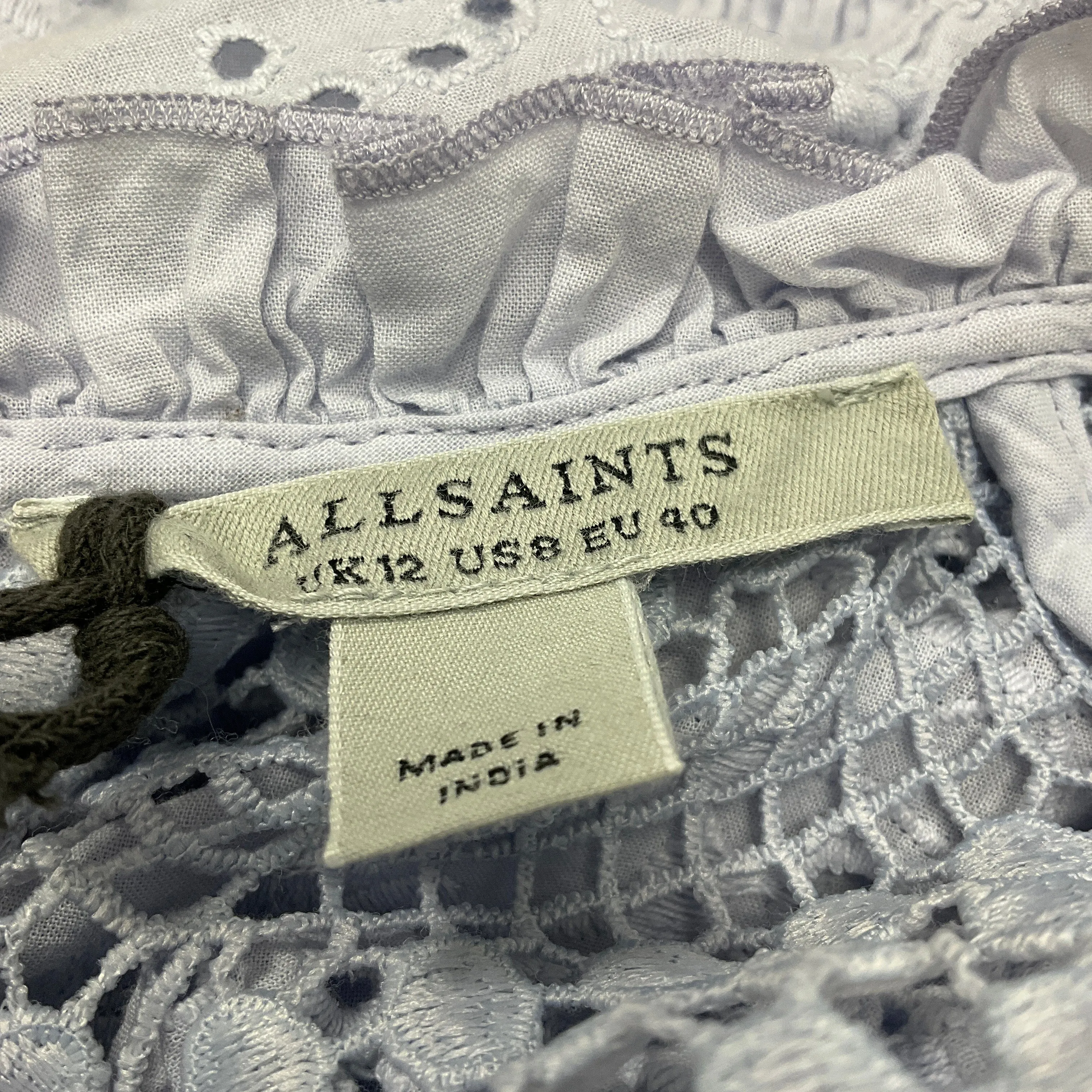 AllSaints Gentle Lavender 2021 Gen Broderie Dress