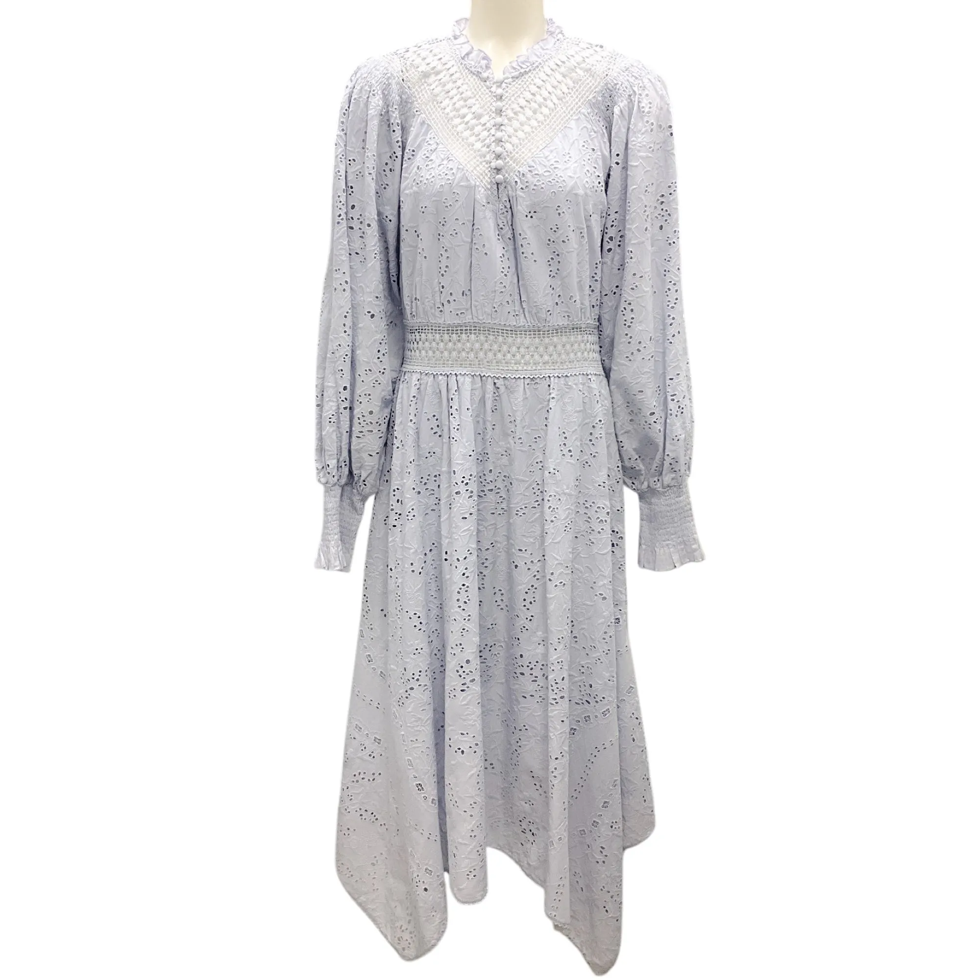 AllSaints Gentle Lavender 2021 Gen Broderie Dress