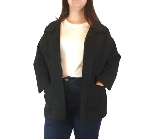 Alpha 60 black 100% cotton jacket size L