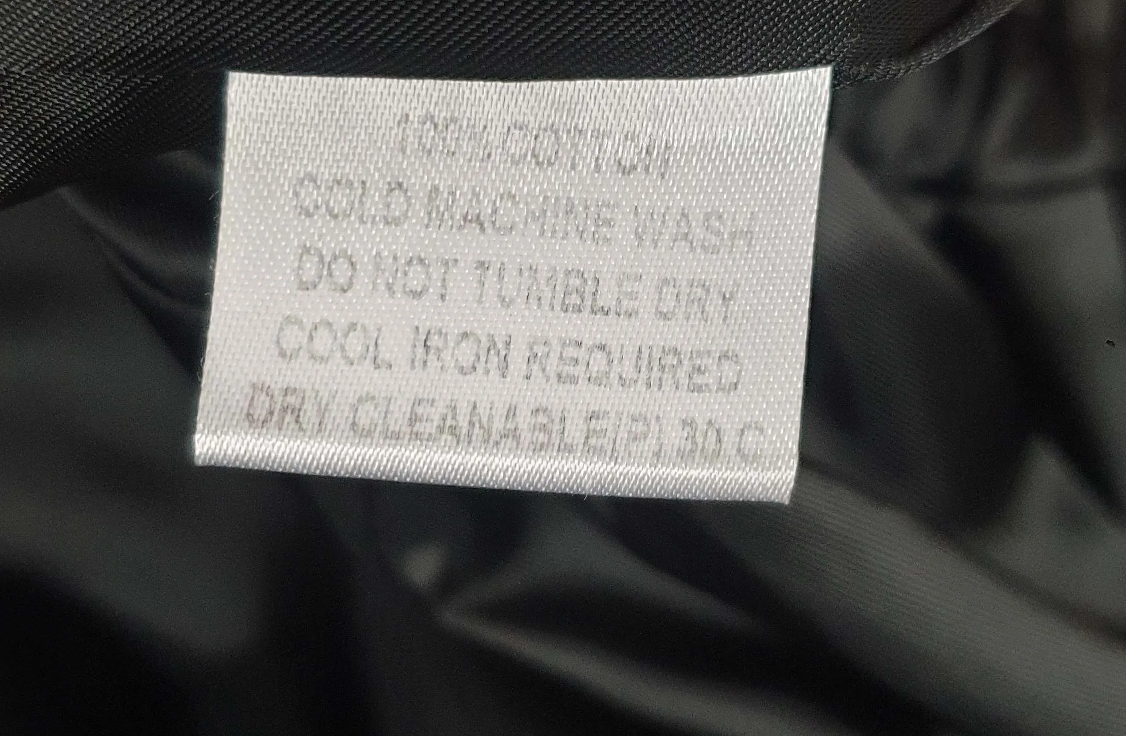 Alpha 60 black 100% cotton jacket size L