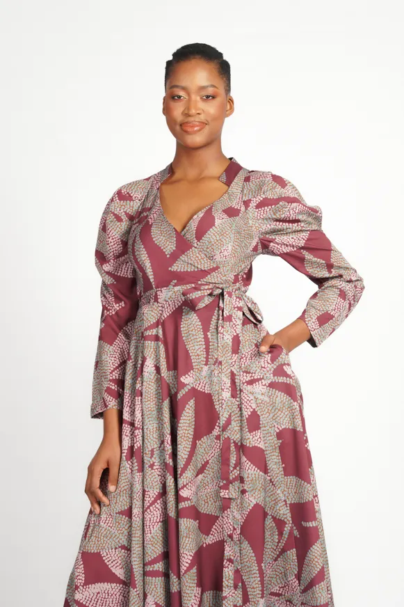 Amanda Laird Cherry Villiera  Dress