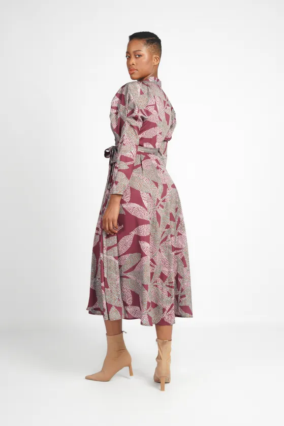 Amanda Laird Cherry Villiera  Dress