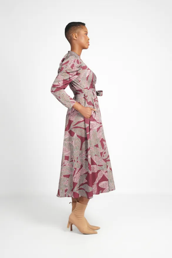 Amanda Laird Cherry Villiera  Dress