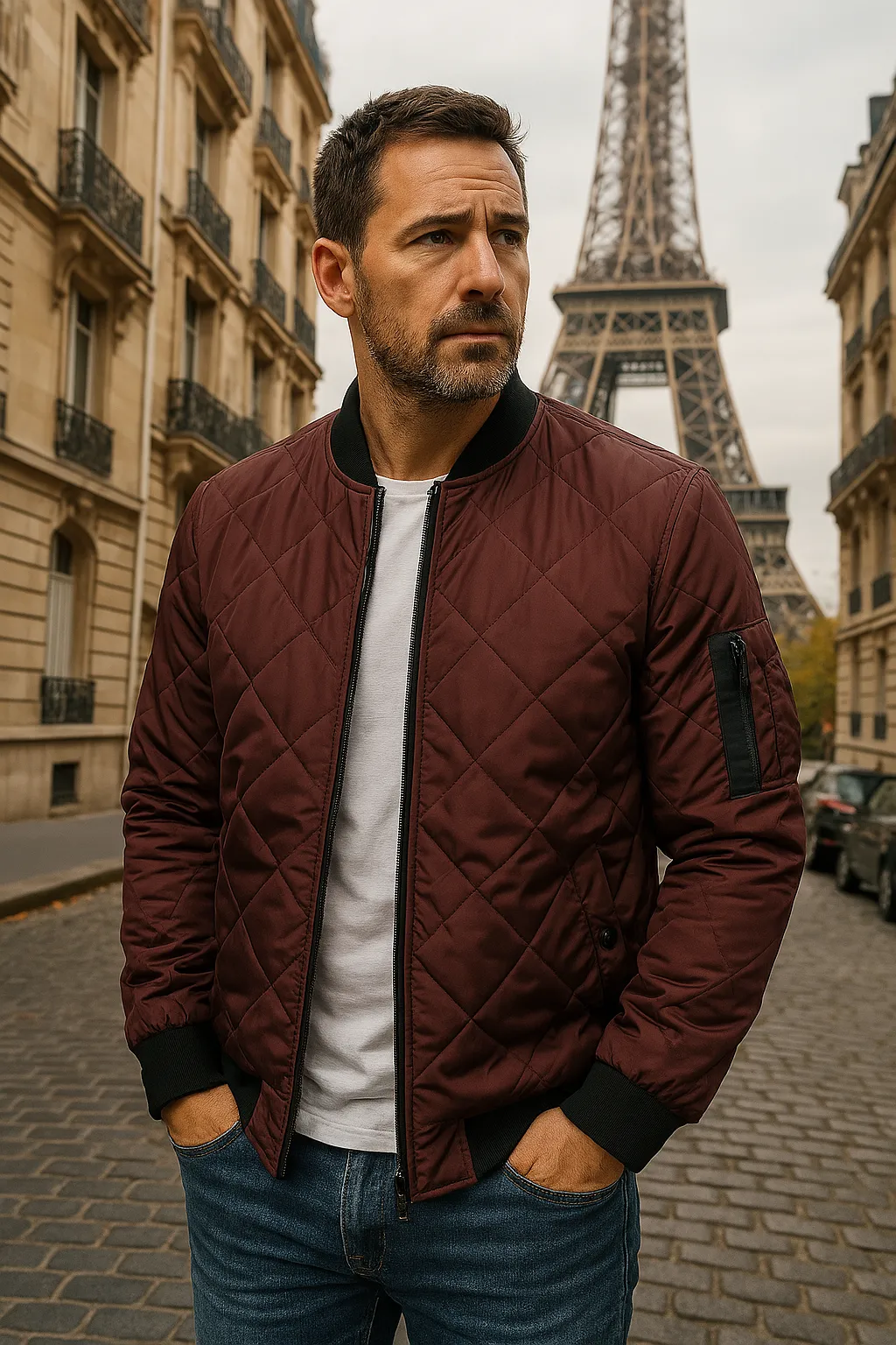 AMBROGIO | PREMIUM DIAMOND PATTERN JACKET
