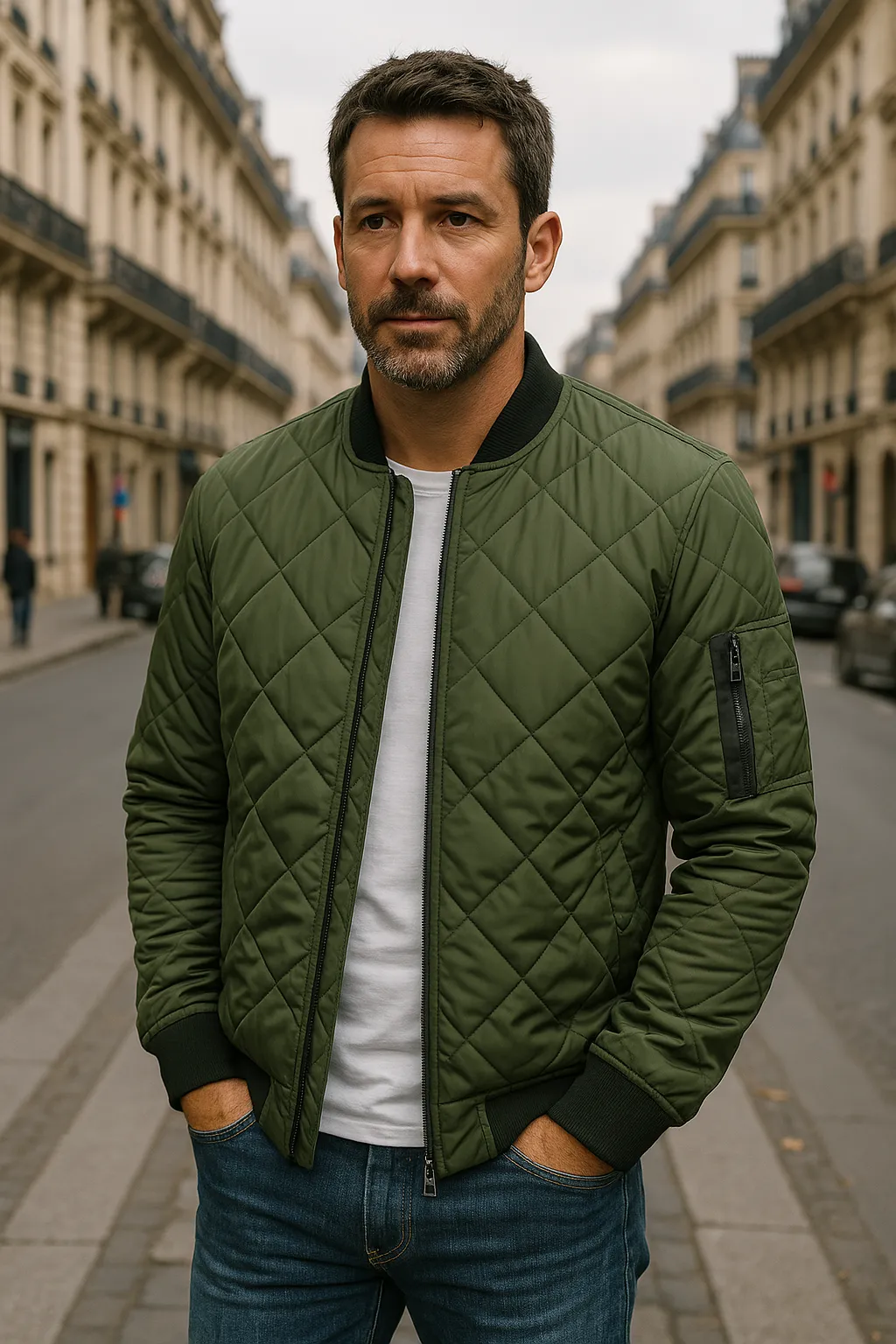 AMBROGIO | PREMIUM DIAMOND PATTERN JACKET