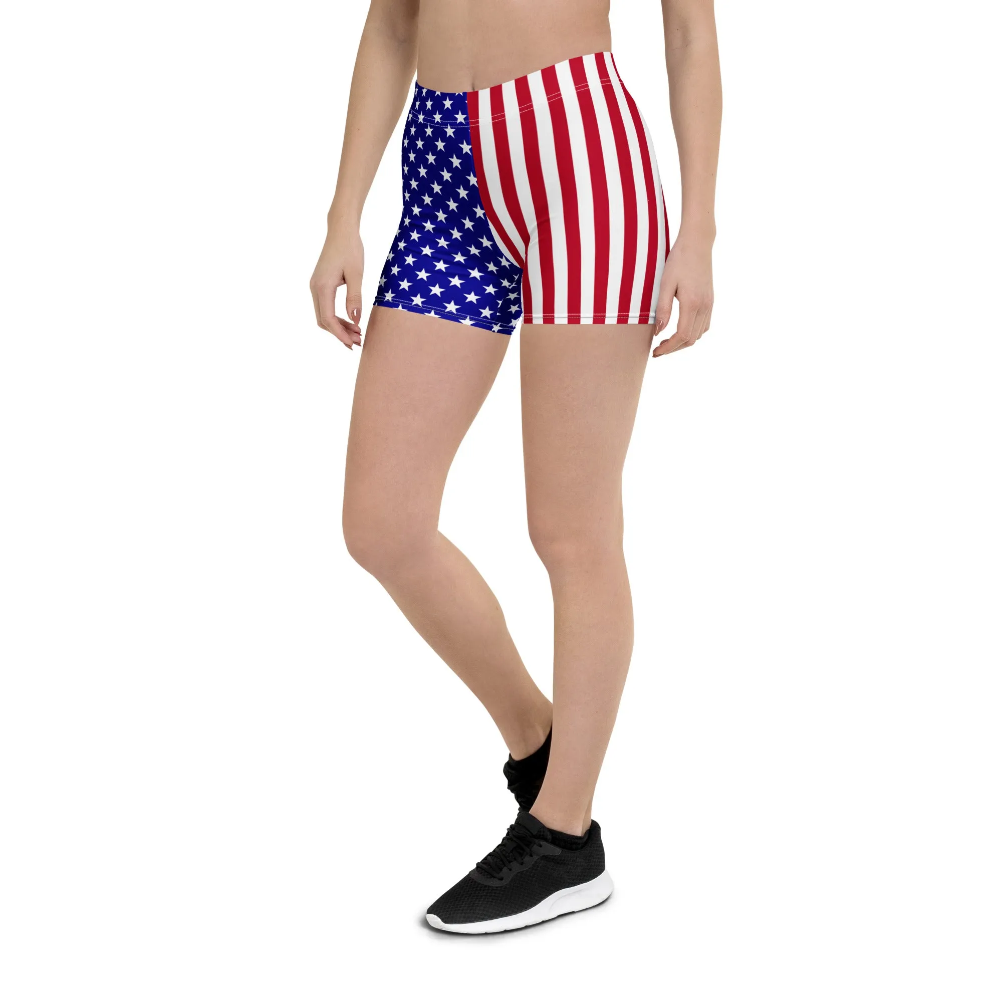 American Flag Patriotic Shorts