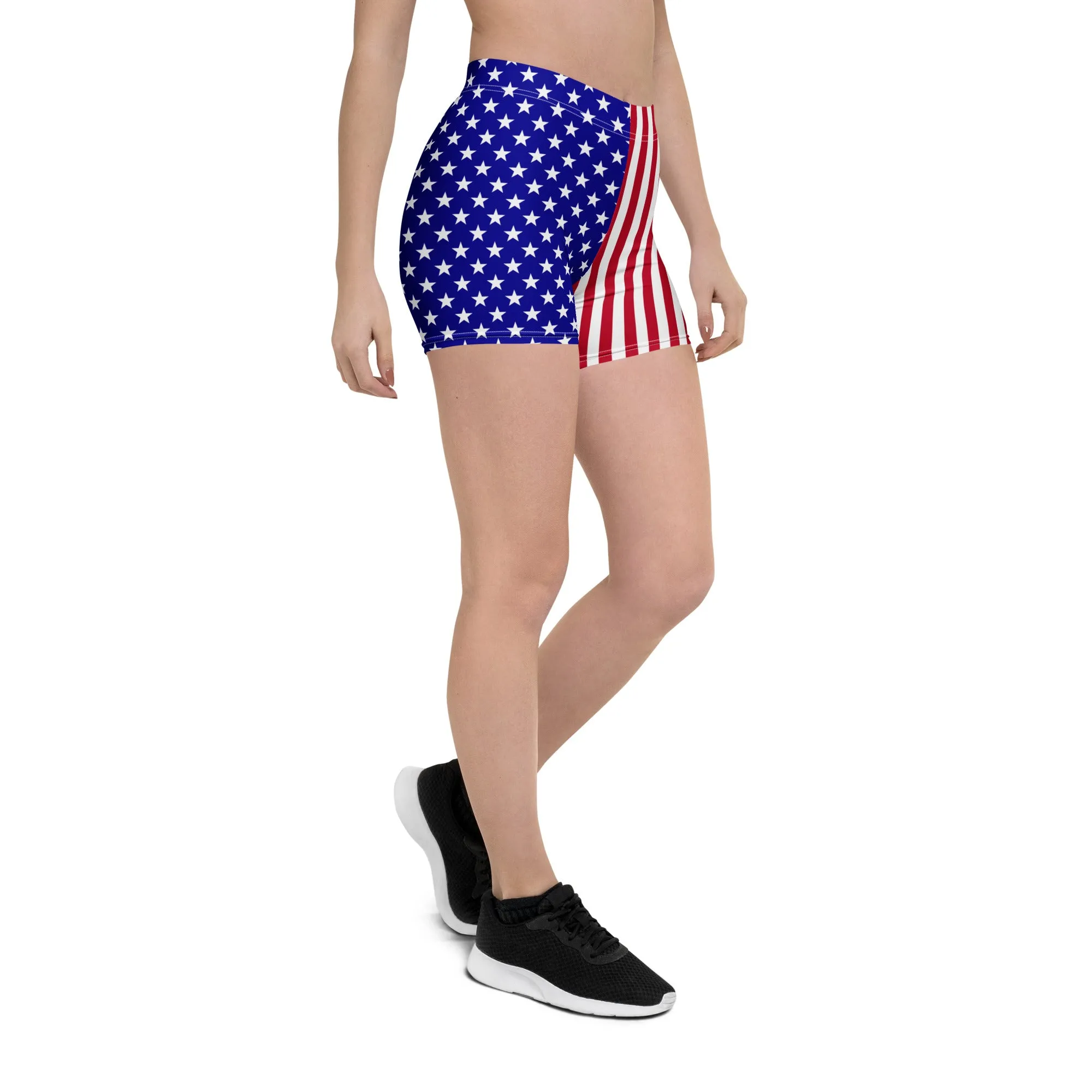 American Flag Patriotic Shorts