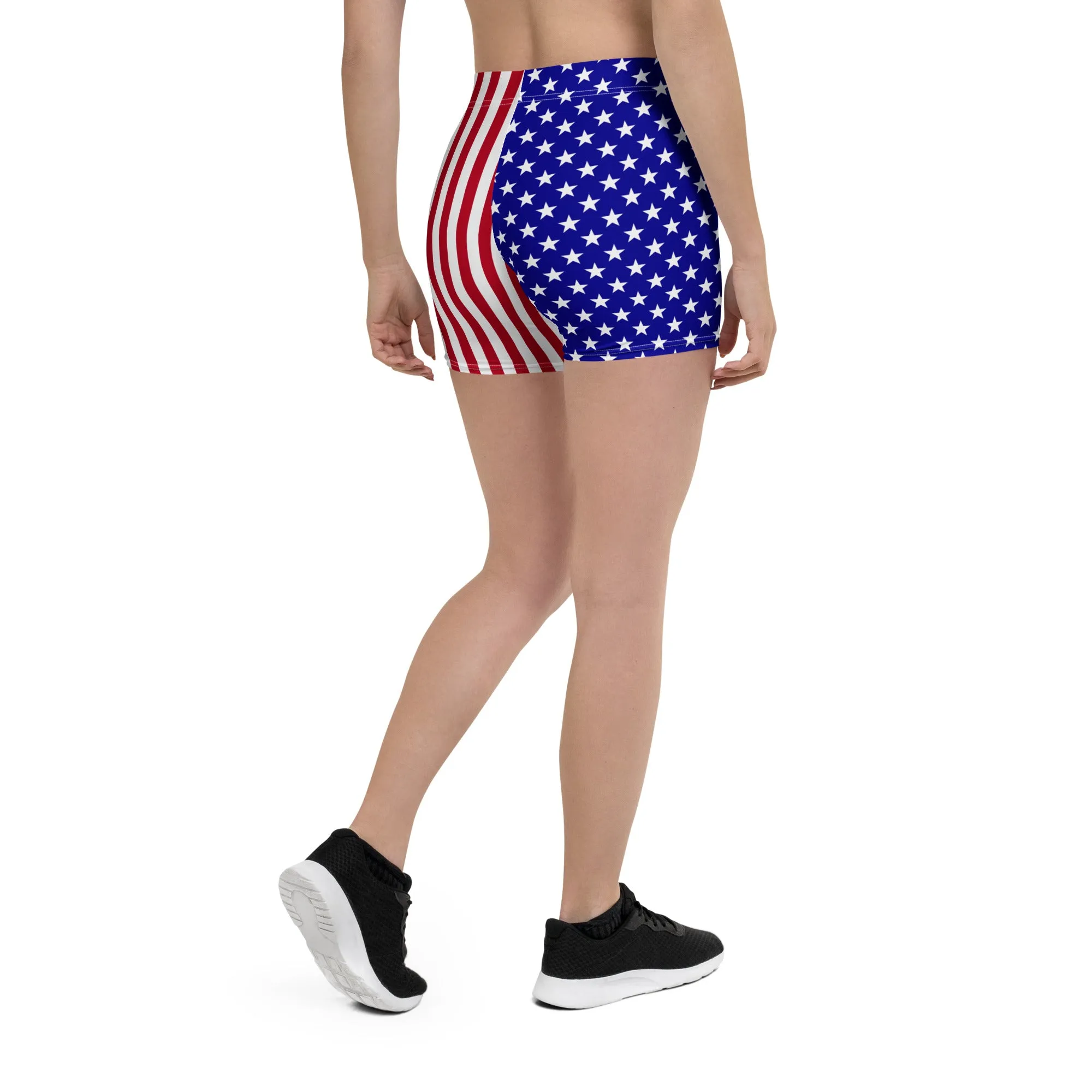 American Flag Patriotic Shorts