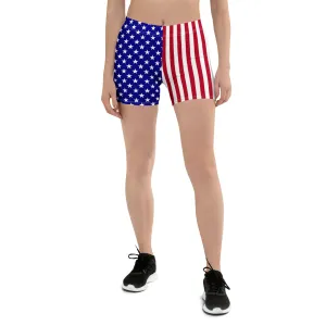 American Flag Patriotic Shorts