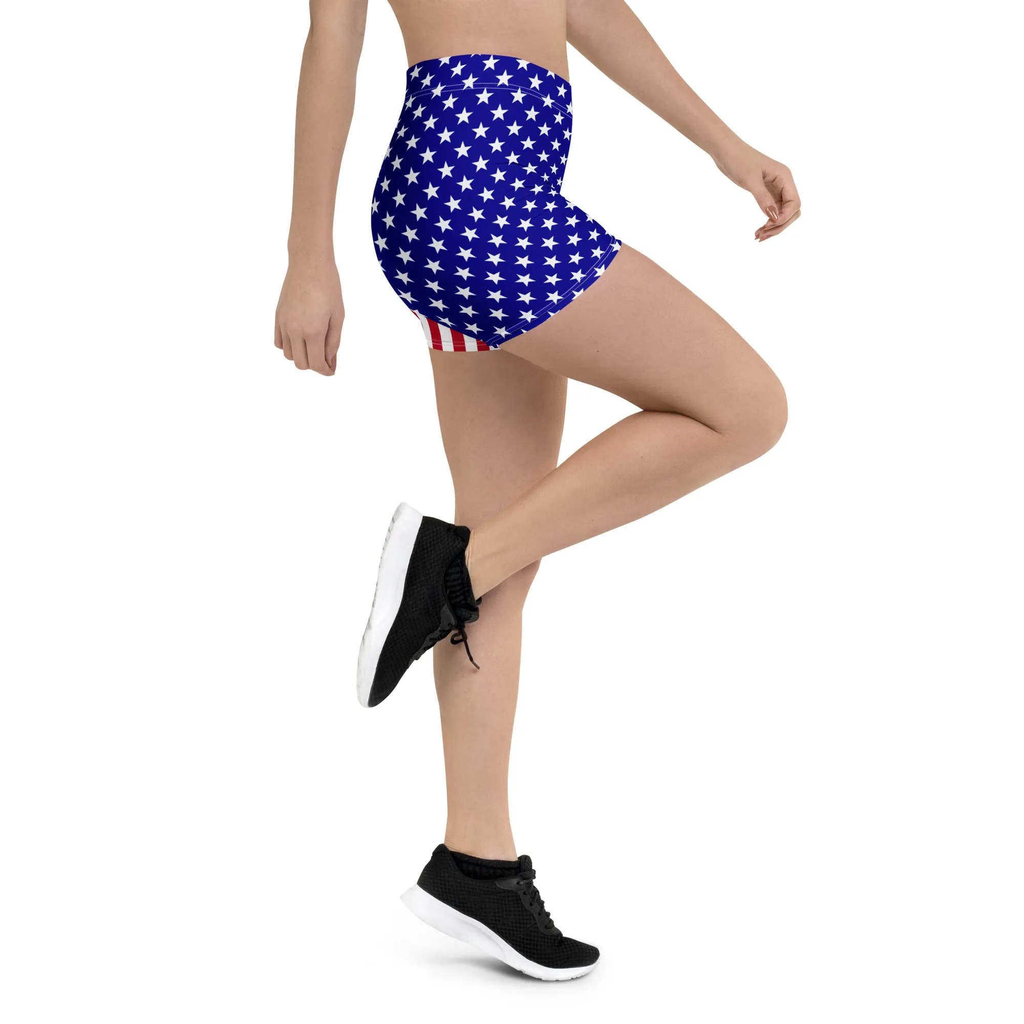 American Flag Patriotic Shorts