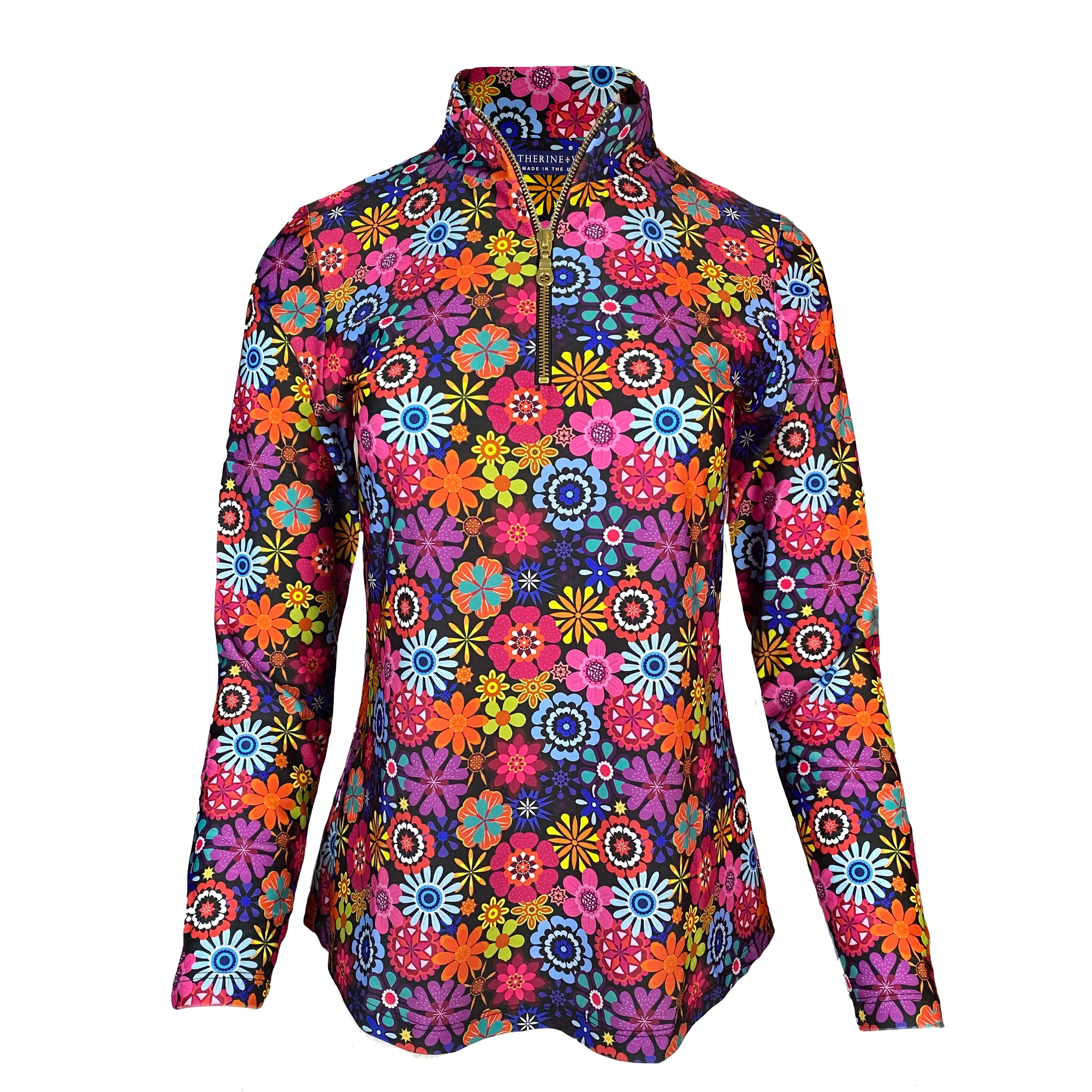 Anna Maria Pullover in Bold Blossoms