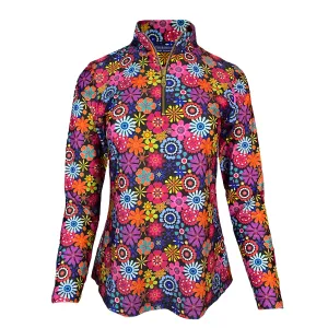 Anna Maria Pullover in Bold Blossoms