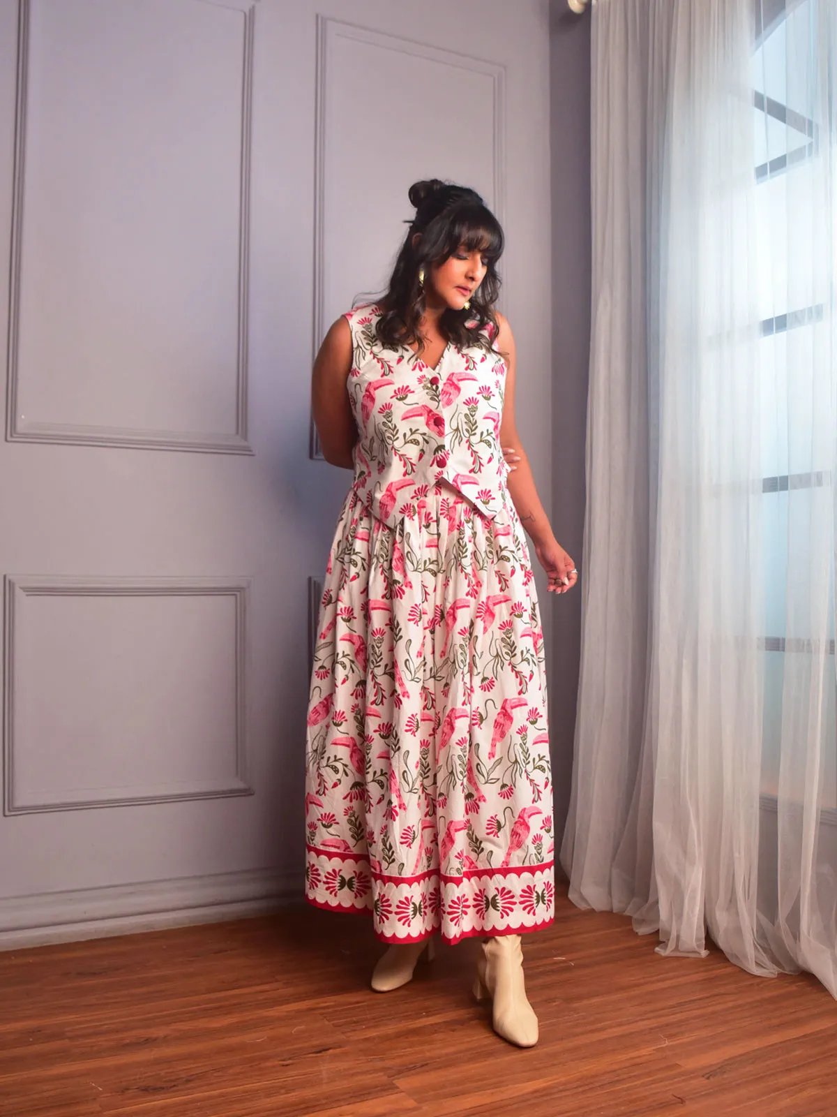 Anya Vest Skirt Set