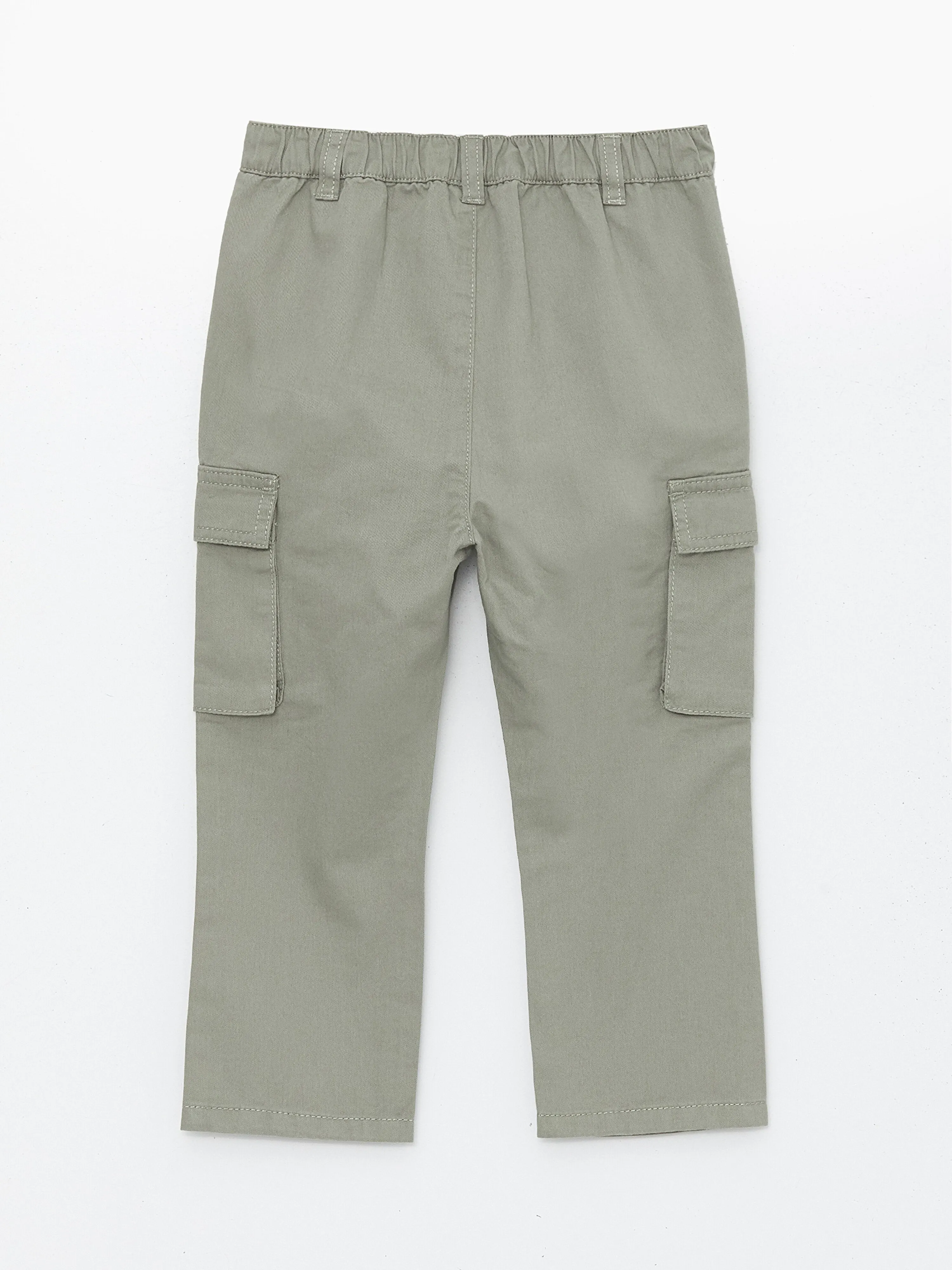 Baby Boy Cargo Pants with Elastic Waist