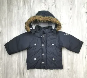 BABY BOY SIZE 12 MONTHS - MEXX, Warm Winter Jacket, Hooded VGUC B41