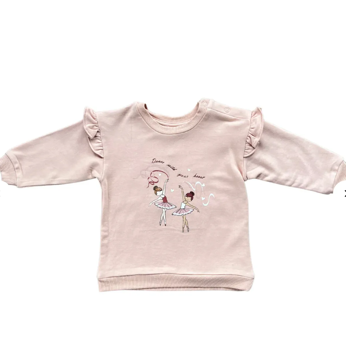 Baby Sprouts Ruffle Sweatshirt - Dance with Your Heart