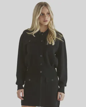 Baldwin Knit Jacket Black