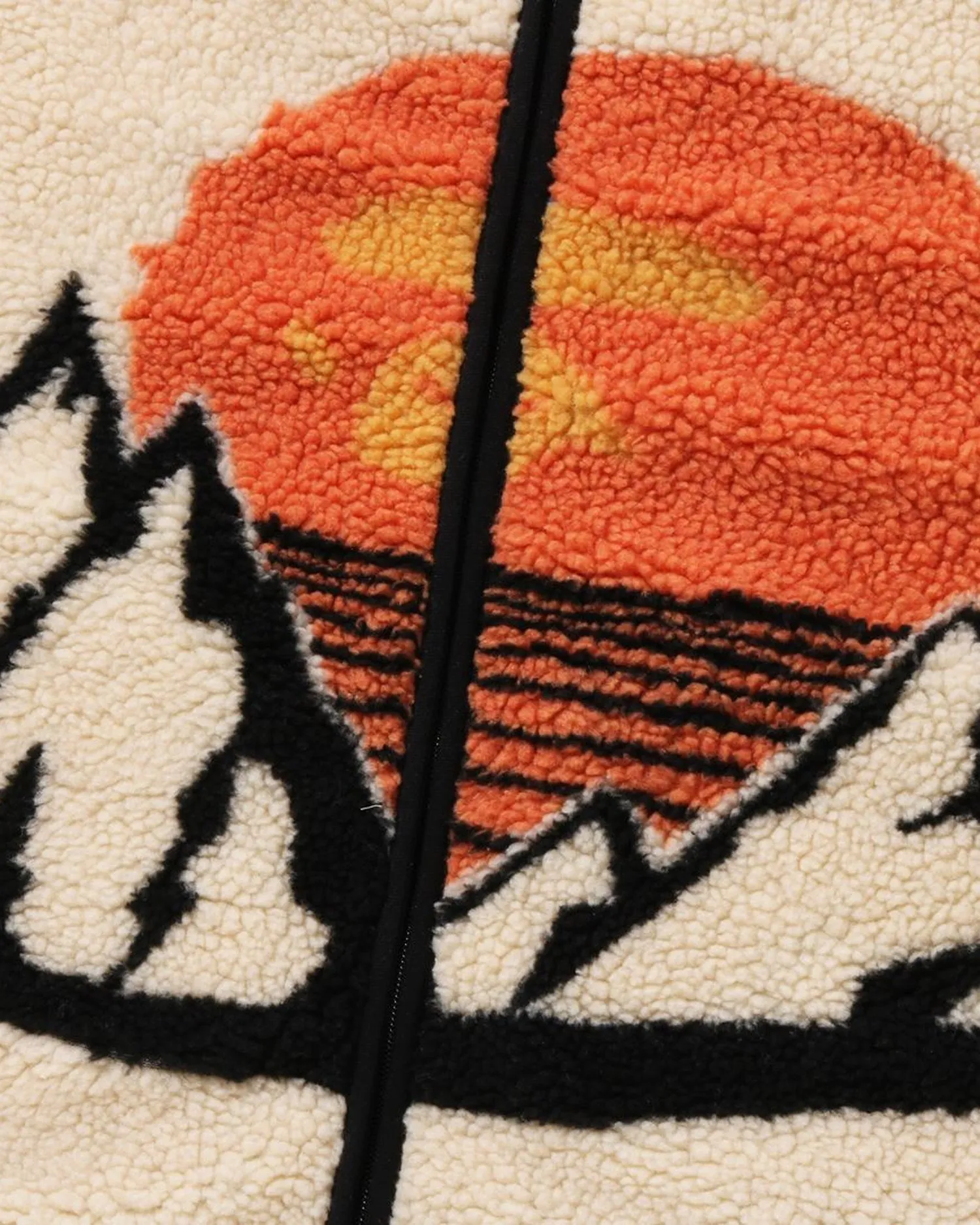 BAPE Mountain Relaxed Fit Boa Jacket