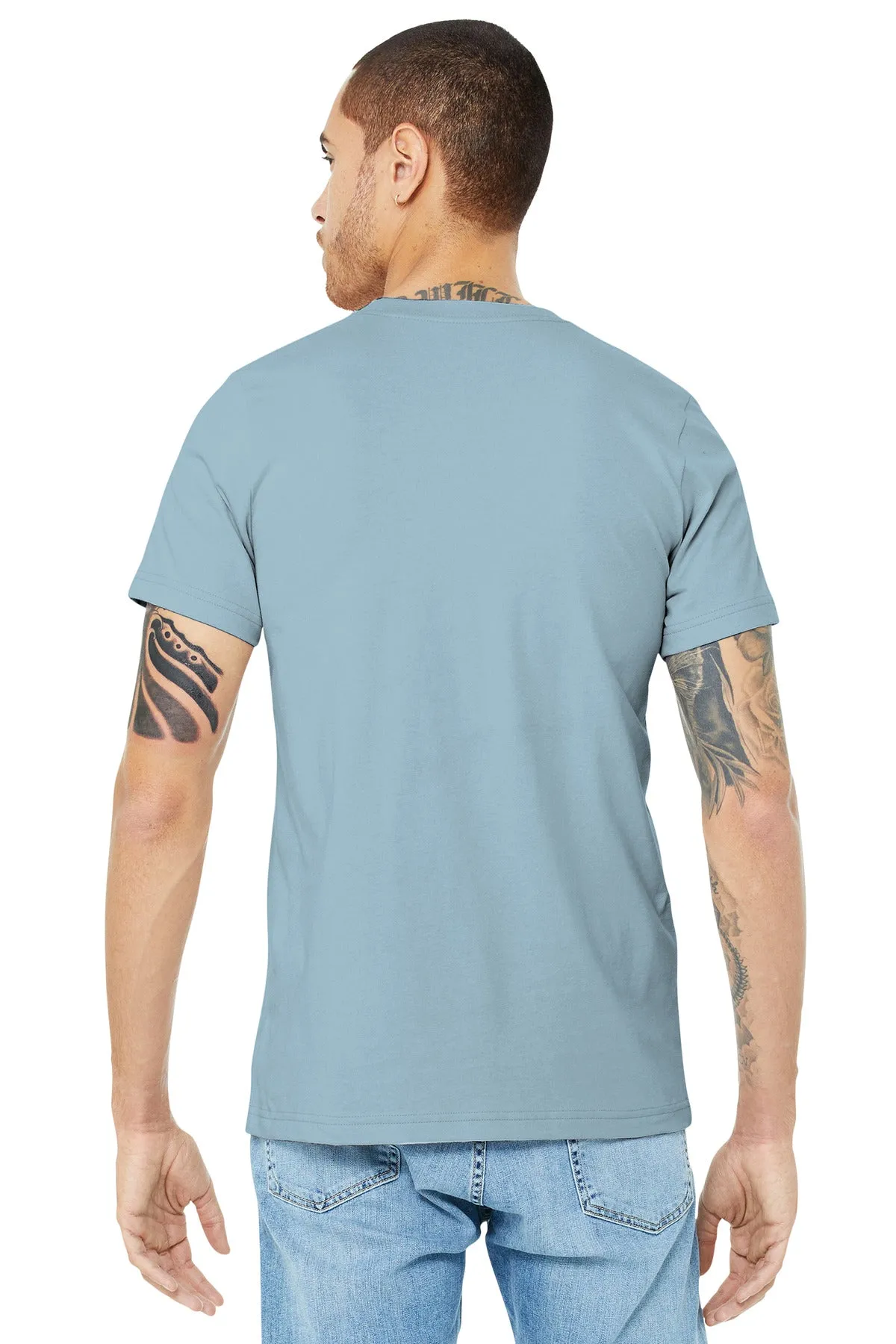 BELLA CANVAS  Unisex Jersey Short Sleeve Tee. BC3001 Light Blue