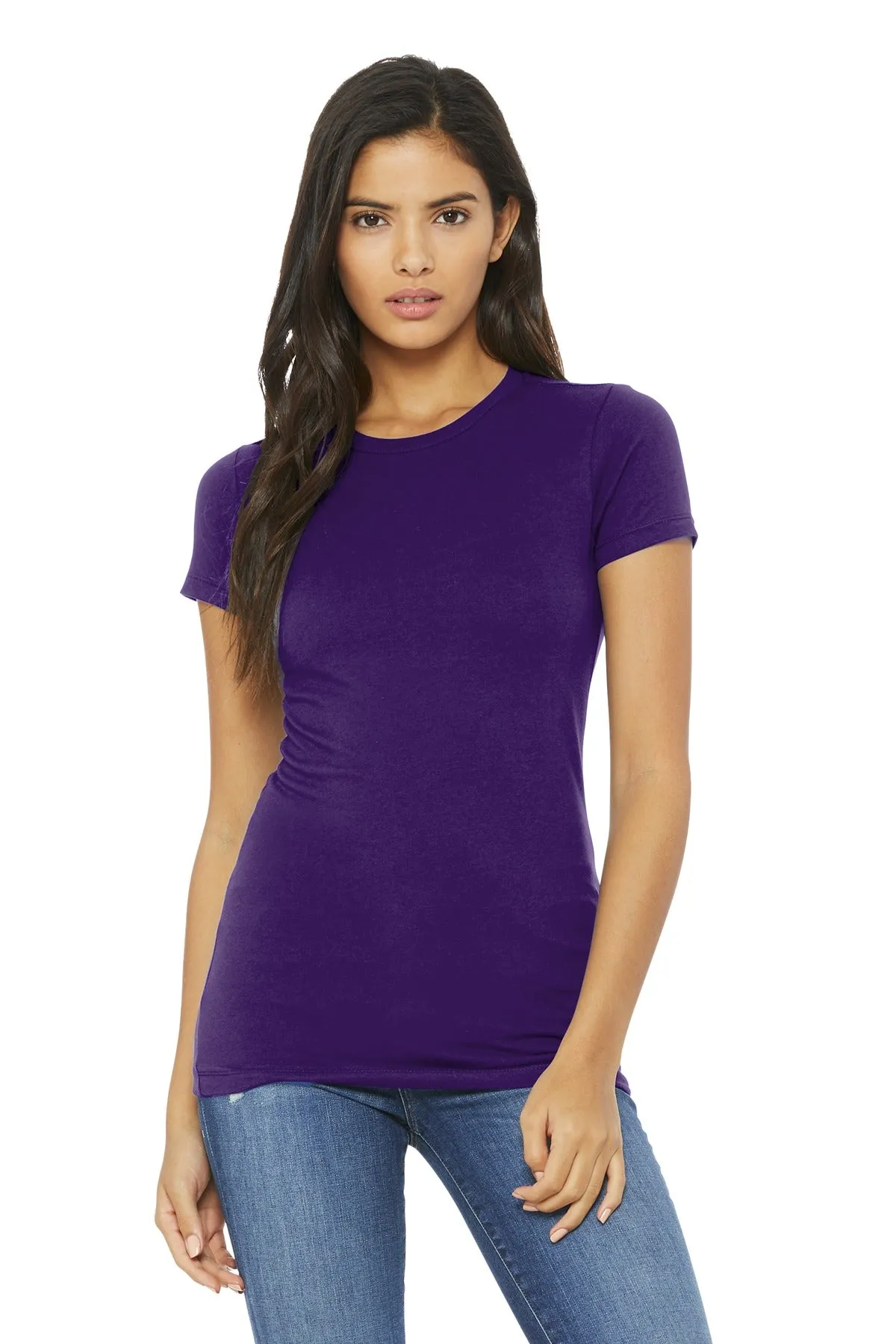 BELLA CANVAS  Women's Slim Fit Tee. BC6004 Team Purple