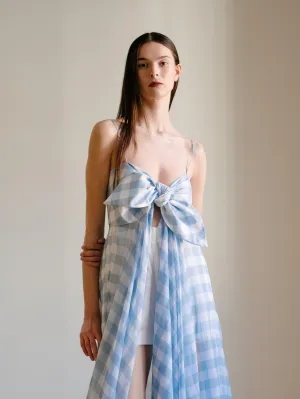 Birch Top Blue Gingham