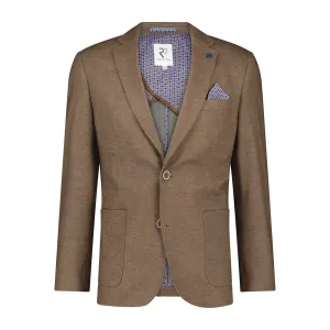 Birdseye print jersey jacket