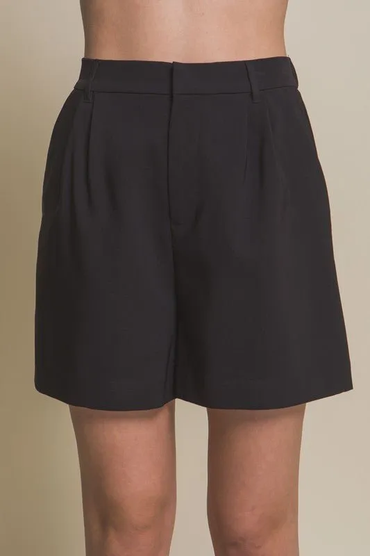 Black and Azure: Fashion-Forward Shorts