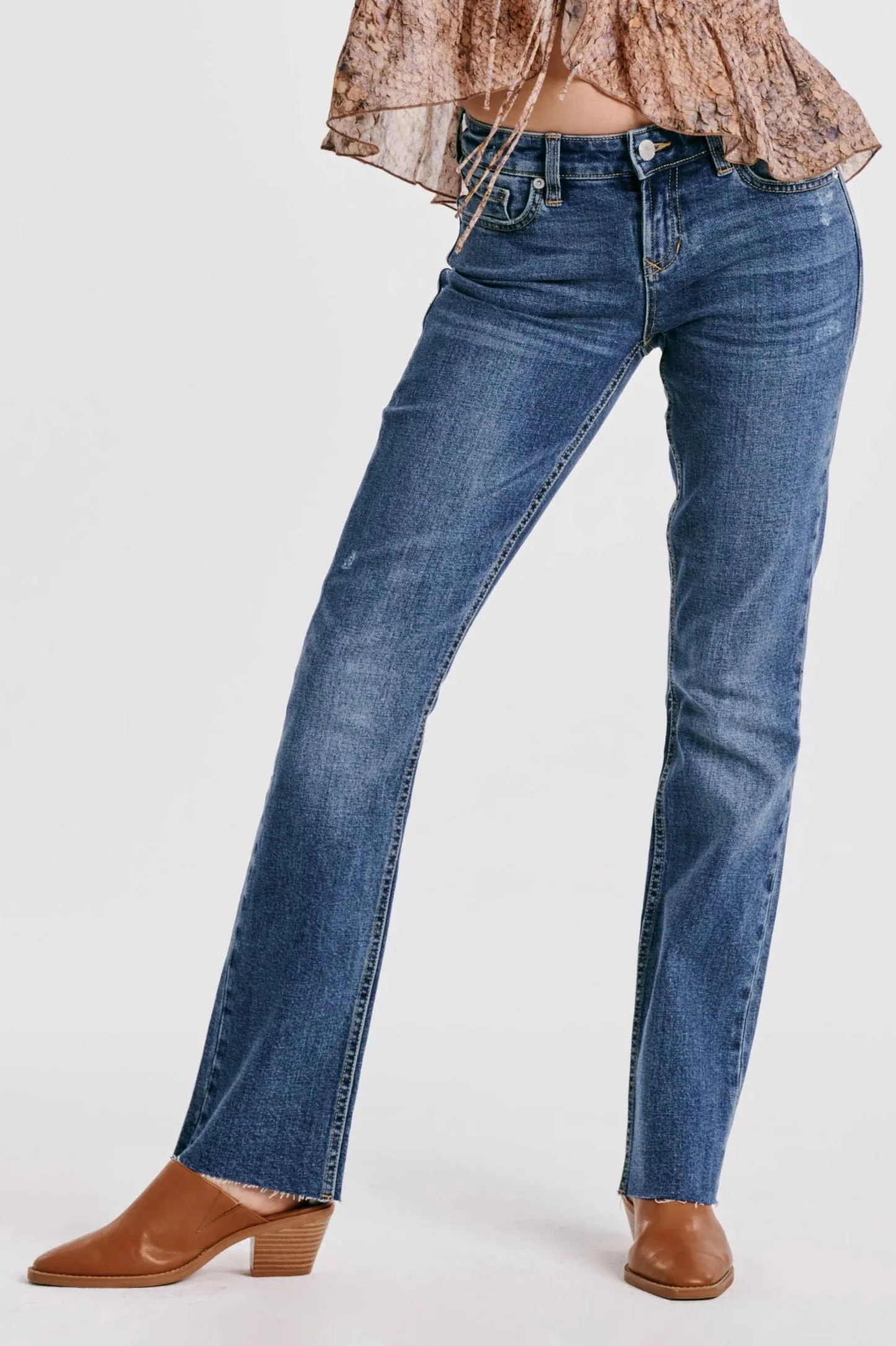 BLAIRE HIGH RISE SLIM STRAIGHT- LILLIE