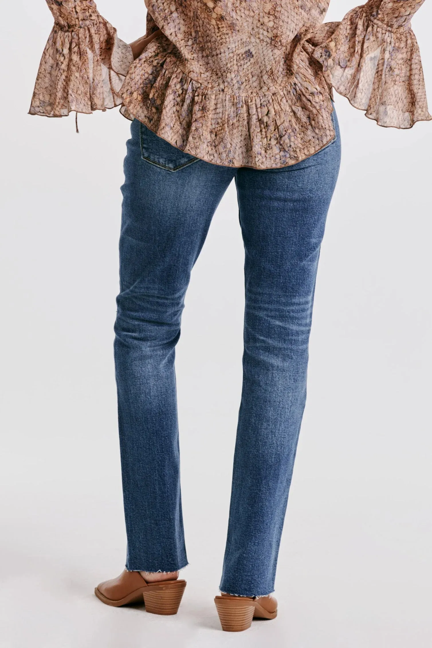 BLAIRE HIGH RISE SLIM STRAIGHT- LILLIE