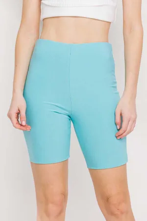 Blue Smooth Biker Shorts 3/19/24 8281