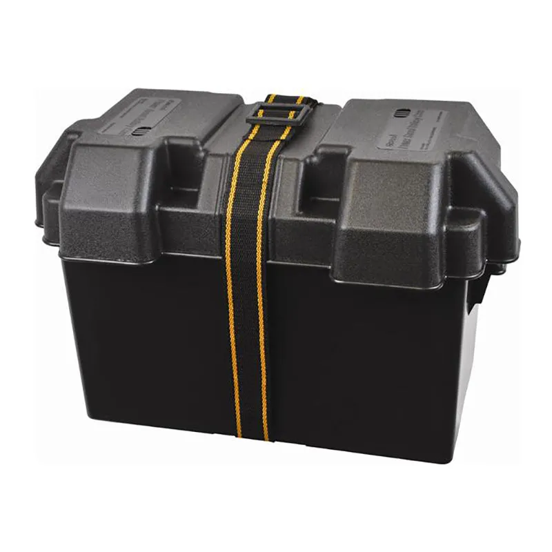 Boat Battery Box 345 x 200 x 230 mm c/w strap