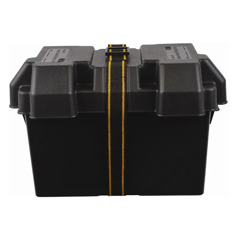 Boat Battery Box 345 x 200 x 230 mm c/w strap
