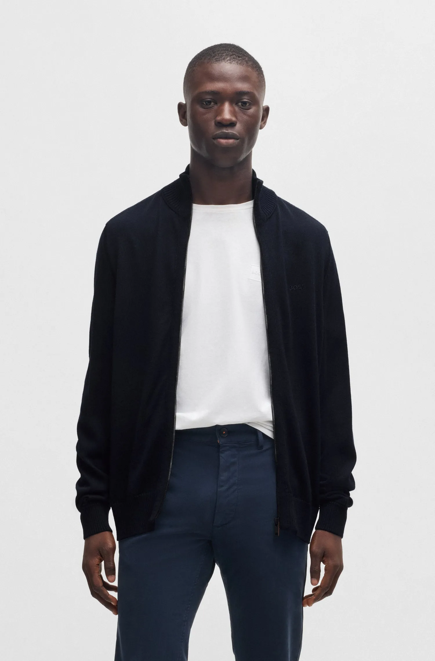 BOSS Casual Jackets Regular Fit in Wool Mix - AVAC_FZ 10253457 01-50501750