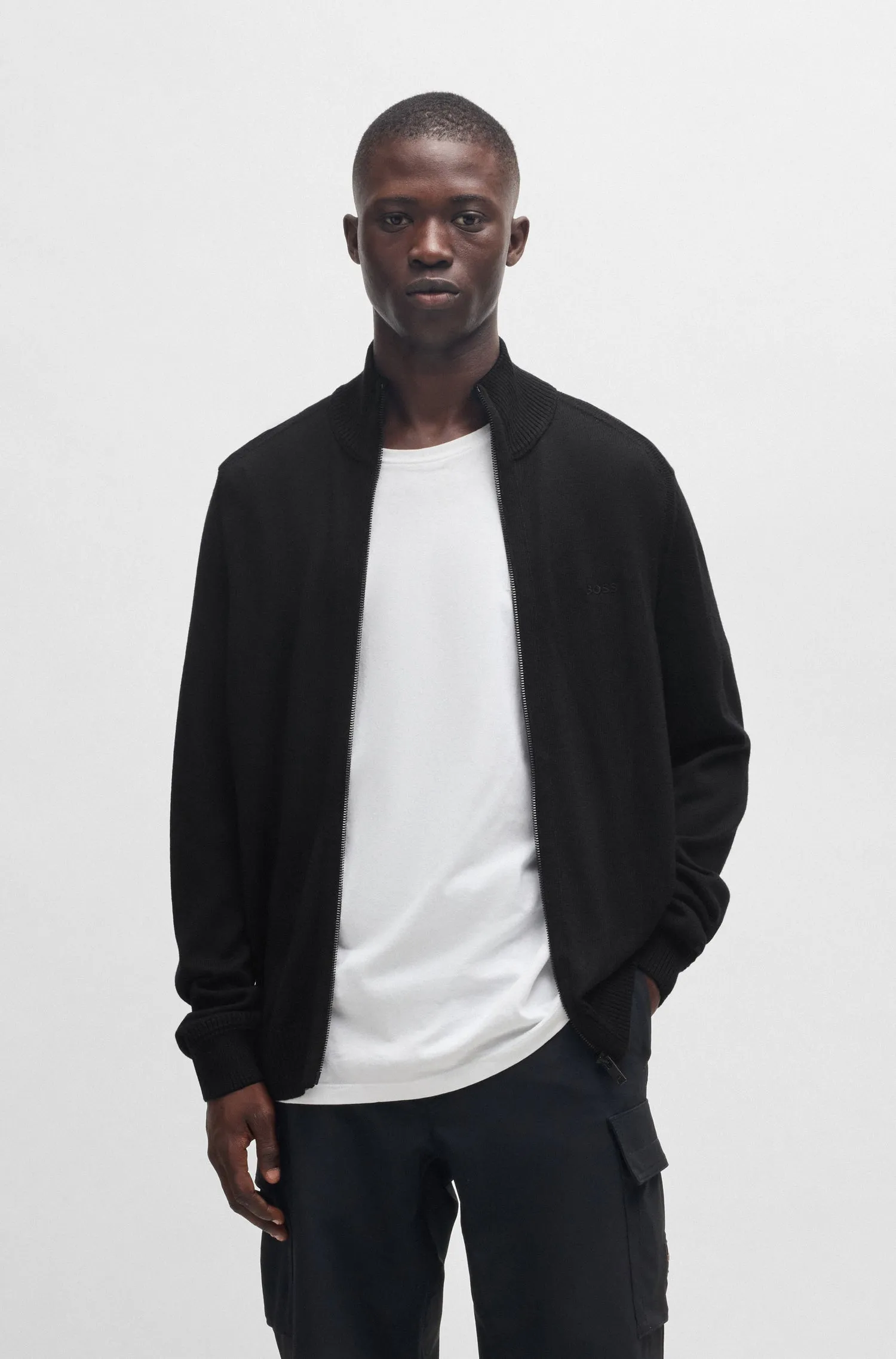 BOSS Casual Jackets Regular Fit in Wool Mix - AVAC_FZ 10253457 01-50501750