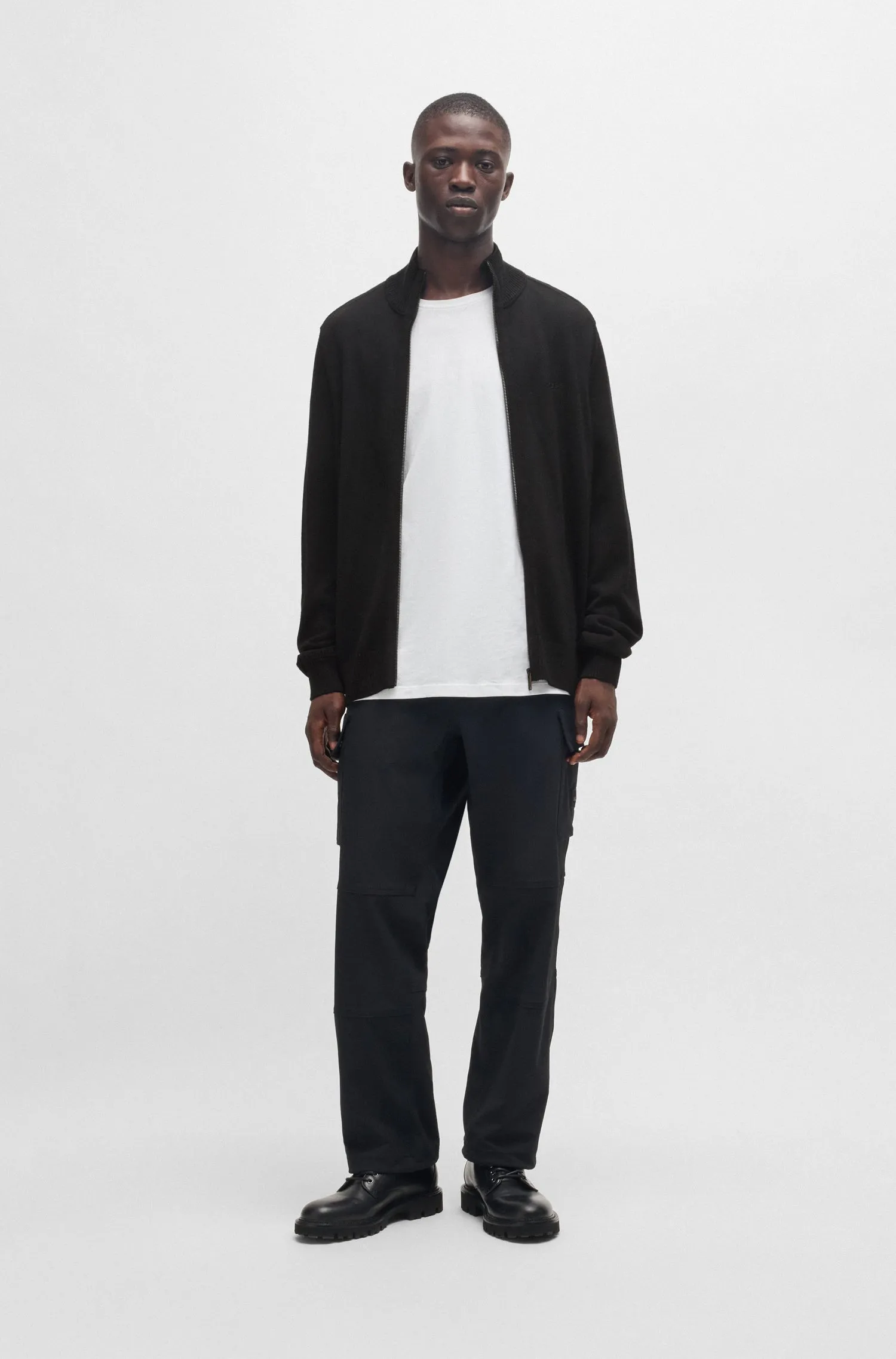 BOSS Casual Jackets Regular Fit in Wool Mix - AVAC_FZ 10253457 01-50501750