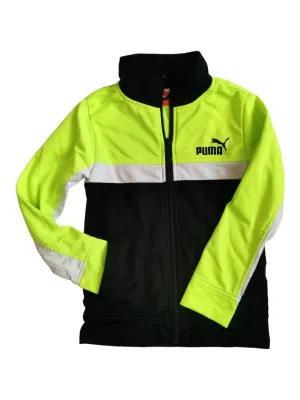 BOY SIZE SMALL (7/8 YEARS) - Puma, Zippered Athletic Jacket EUC B30